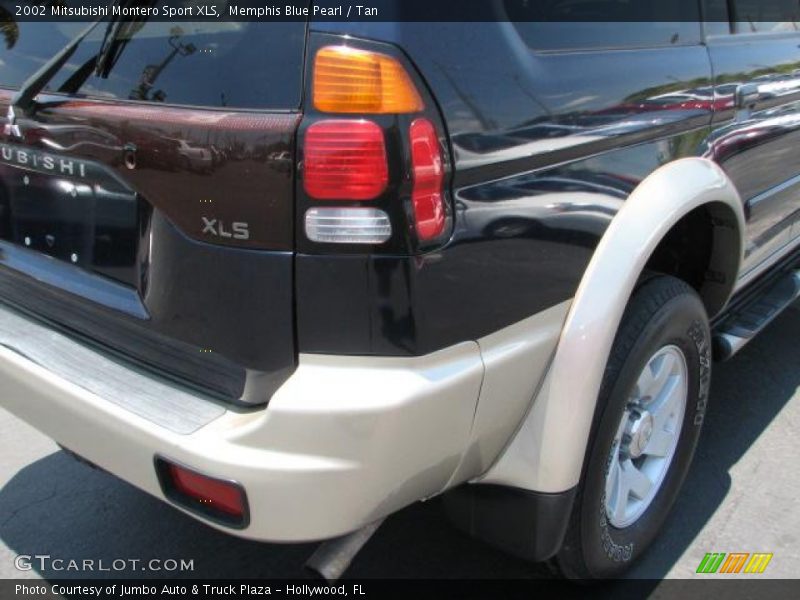 Memphis Blue Pearl / Tan 2002 Mitsubishi Montero Sport XLS