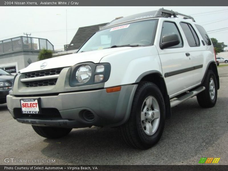 Avalanche White / Gray 2004 Nissan Xterra