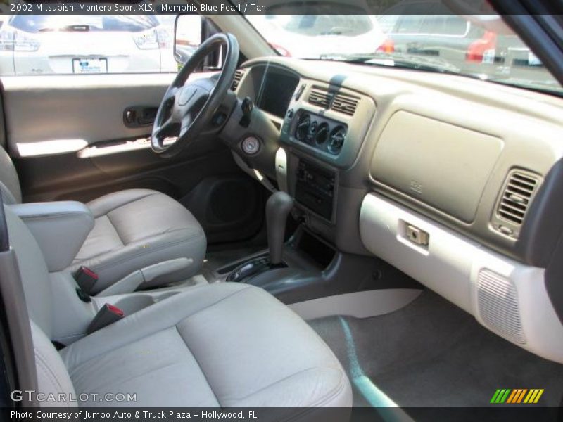 Memphis Blue Pearl / Tan 2002 Mitsubishi Montero Sport XLS