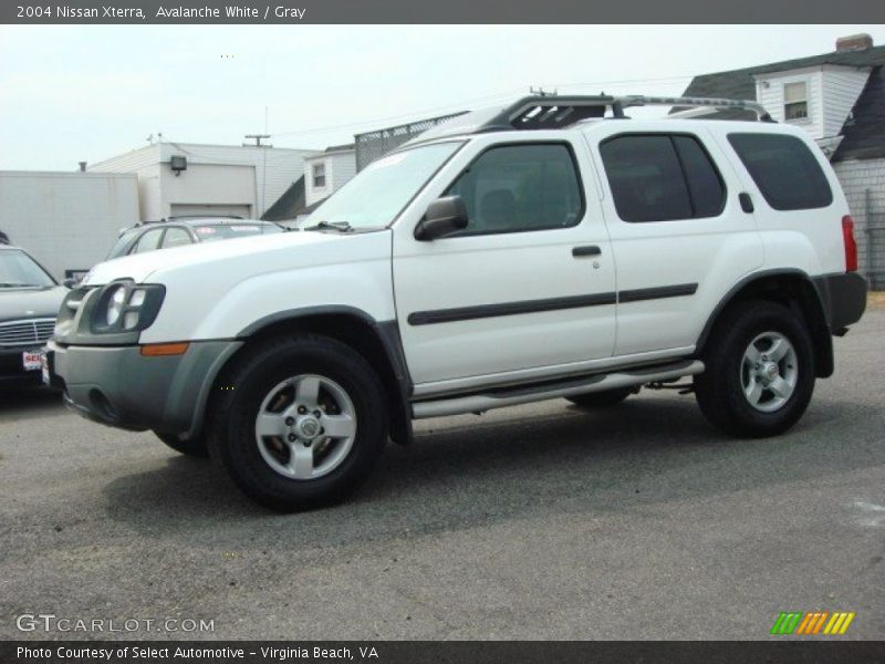 Avalanche White / Gray 2004 Nissan Xterra