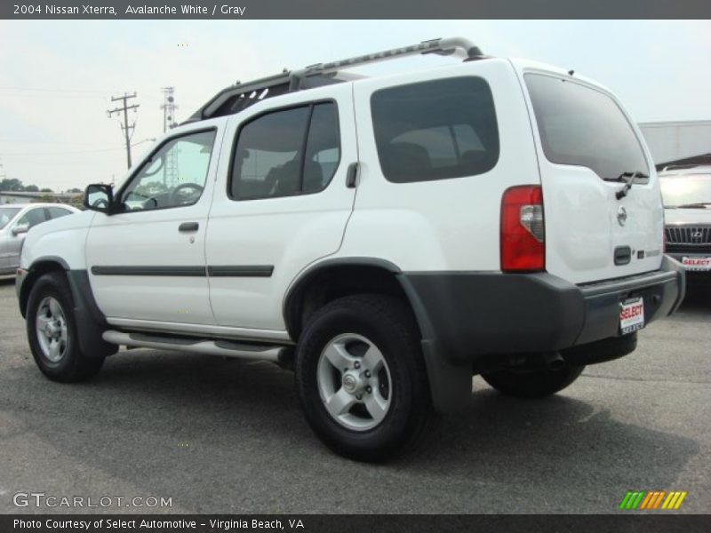 Avalanche White / Gray 2004 Nissan Xterra