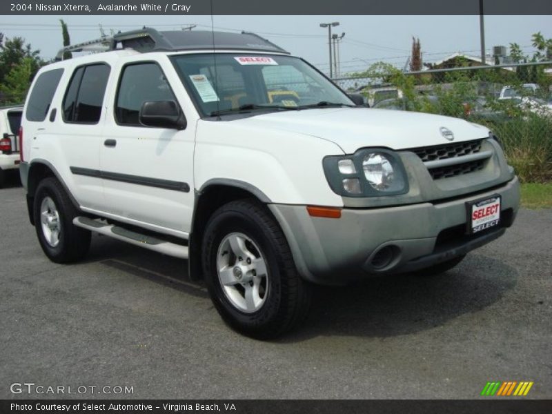 Avalanche White / Gray 2004 Nissan Xterra