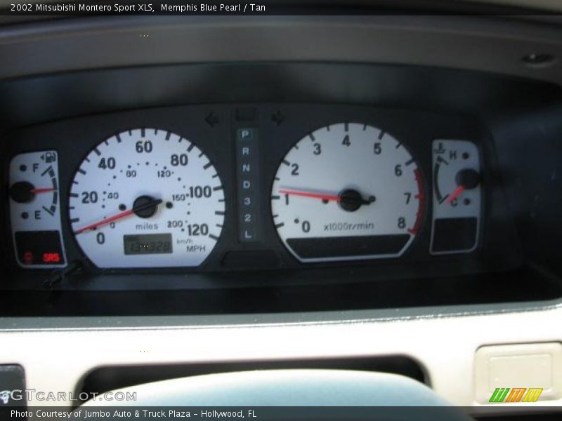Memphis Blue Pearl / Tan 2002 Mitsubishi Montero Sport XLS
