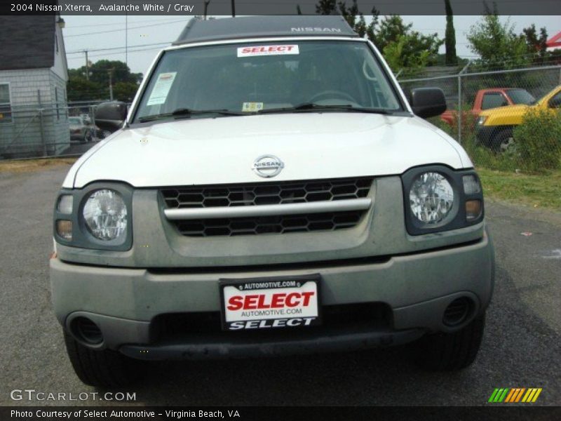 Avalanche White / Gray 2004 Nissan Xterra