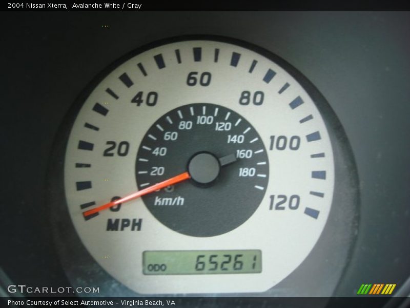 Avalanche White / Gray 2004 Nissan Xterra
