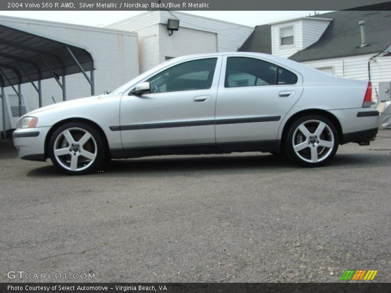 Silver Metallic / Nordkap Black/Blue R Metallic 2004 Volvo S60 R AWD