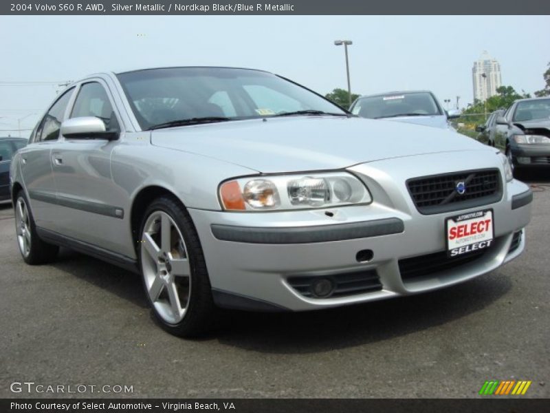 Silver Metallic / Nordkap Black/Blue R Metallic 2004 Volvo S60 R AWD