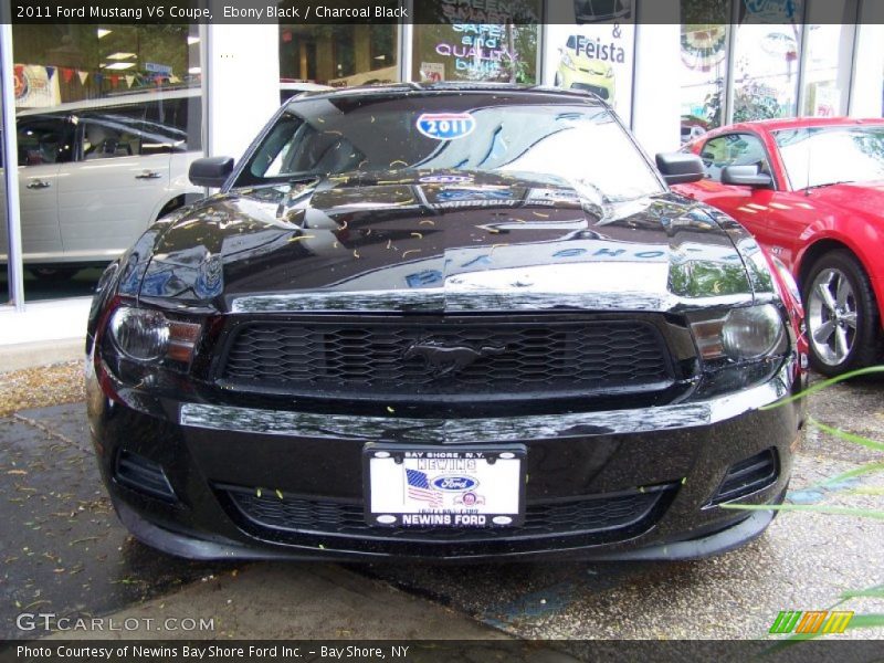 Ebony Black / Charcoal Black 2011 Ford Mustang V6 Coupe