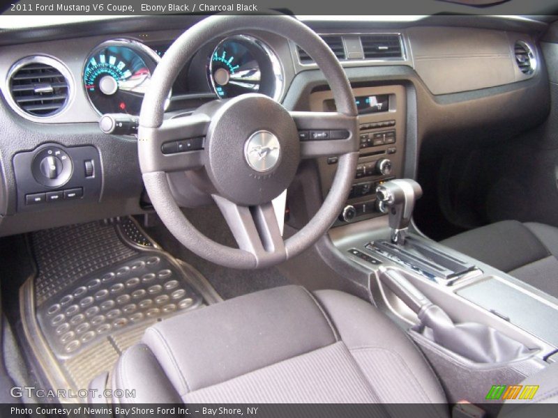 Ebony Black / Charcoal Black 2011 Ford Mustang V6 Coupe