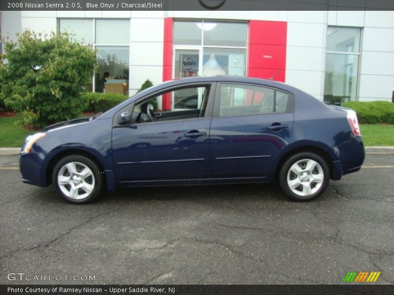 Blue Onyx / Charcoal/Steel 2008 Nissan Sentra 2.0 S