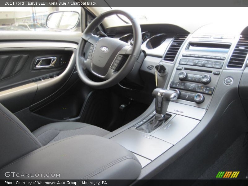Kona Blue / Charcoal Black 2011 Ford Taurus SEL