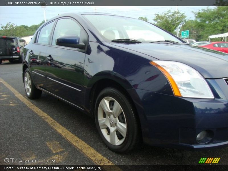 Blue Onyx / Charcoal/Steel 2008 Nissan Sentra 2.0 S