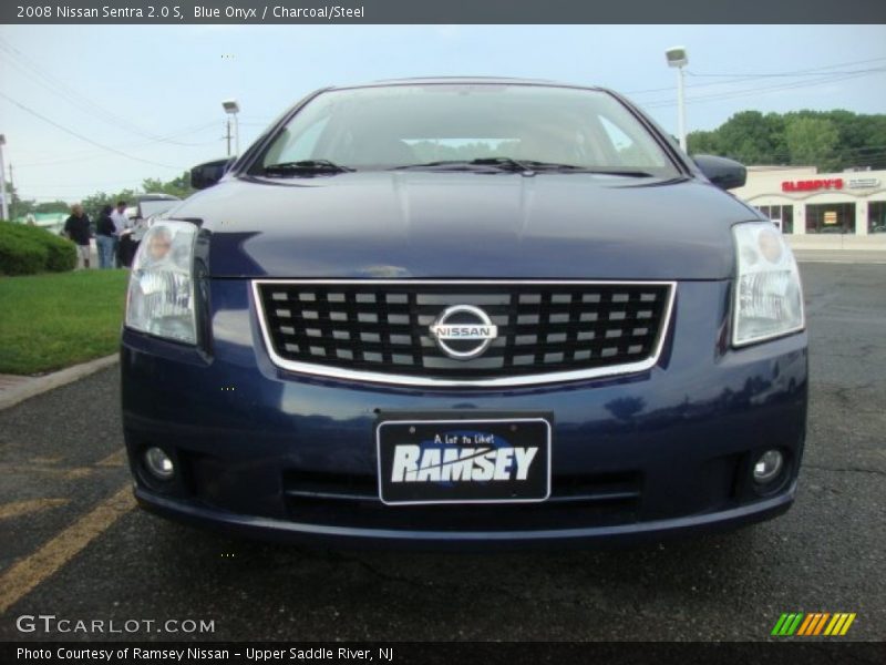 Blue Onyx / Charcoal/Steel 2008 Nissan Sentra 2.0 S