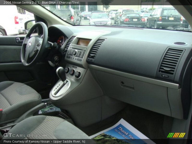 Blue Onyx / Charcoal/Steel 2008 Nissan Sentra 2.0 S