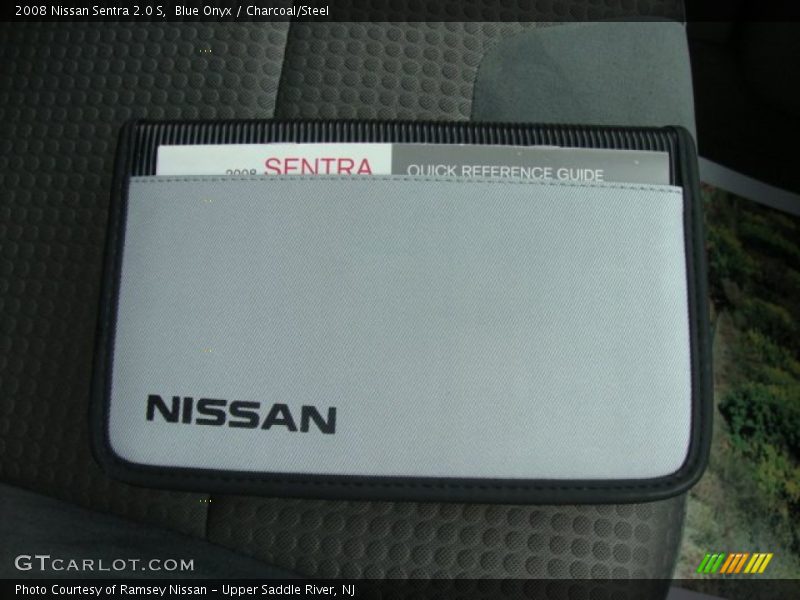 Blue Onyx / Charcoal/Steel 2008 Nissan Sentra 2.0 S