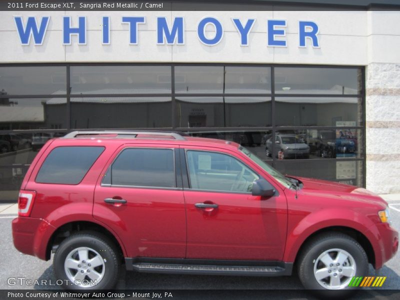 Sangria Red Metallic / Camel 2011 Ford Escape XLT