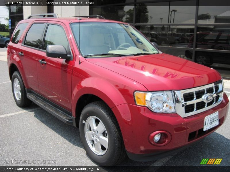 Sangria Red Metallic / Camel 2011 Ford Escape XLT