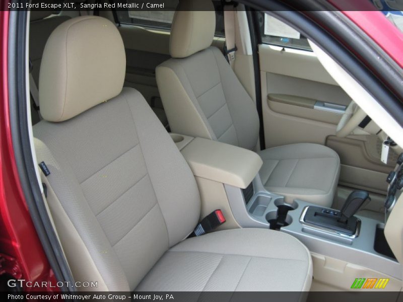 Sangria Red Metallic / Camel 2011 Ford Escape XLT