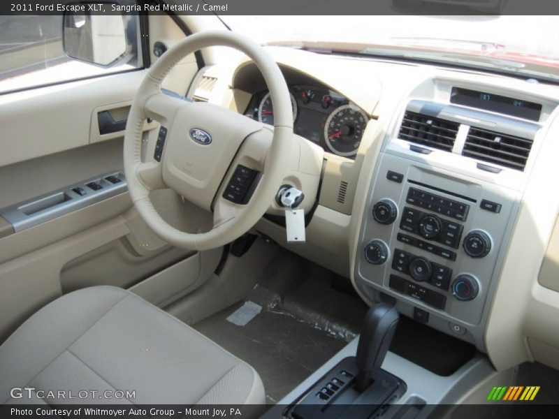 Sangria Red Metallic / Camel 2011 Ford Escape XLT