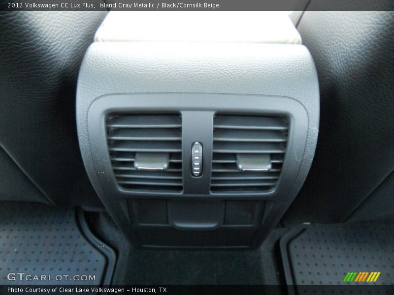 Island Gray Metallic / Black/Cornsilk Beige 2012 Volkswagen CC Lux Plus