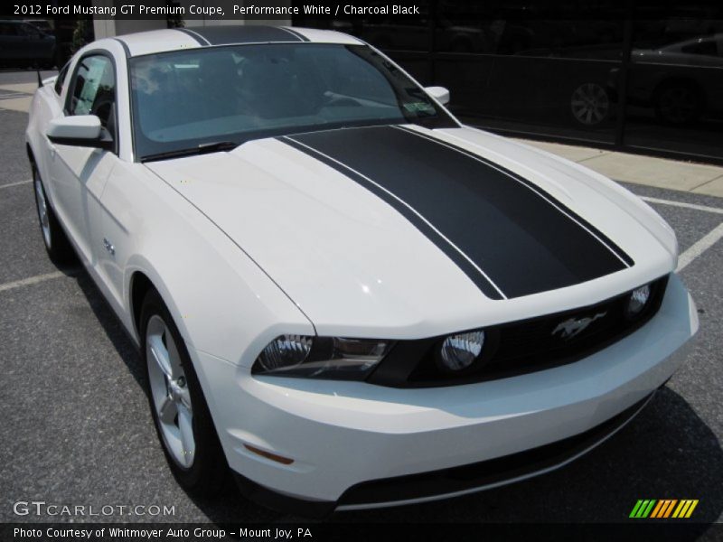 Front 3/4 View of 2012 Mustang GT Premium Coupe