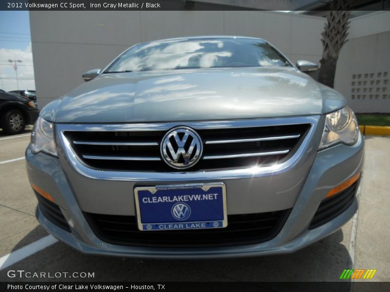Iron Gray Metallic / Black 2012 Volkswagen CC Sport