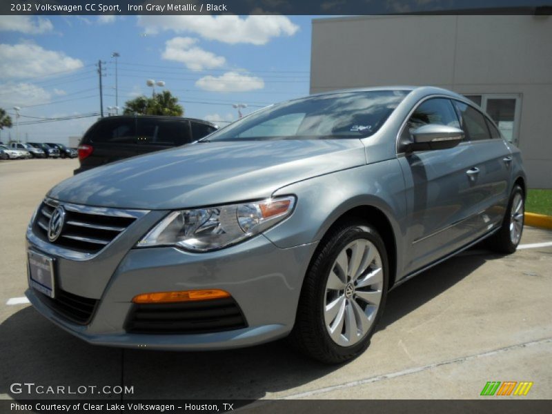 Iron Gray Metallic / Black 2012 Volkswagen CC Sport