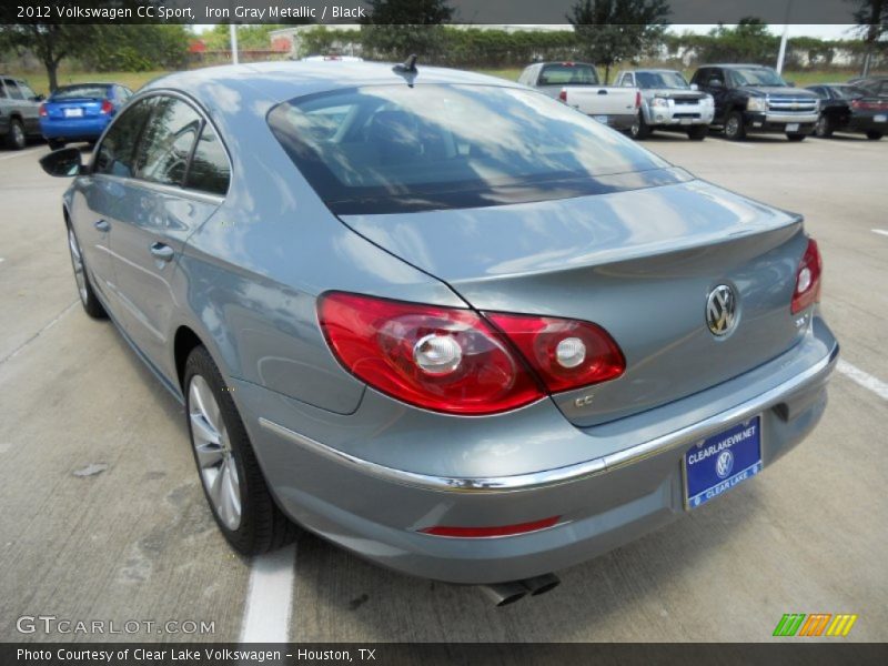 Iron Gray Metallic / Black 2012 Volkswagen CC Sport