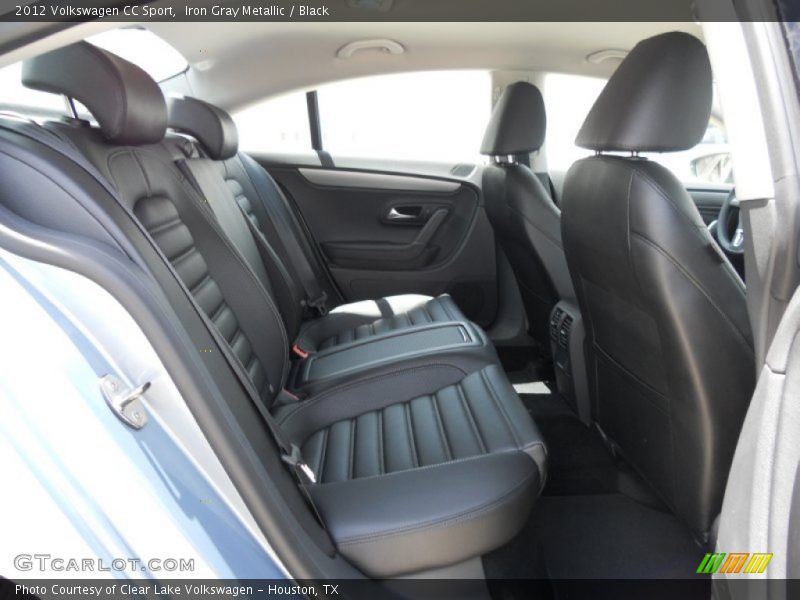 Iron Gray Metallic / Black 2012 Volkswagen CC Sport