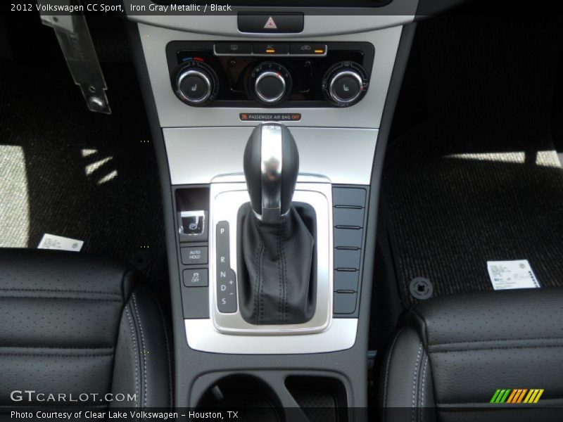 Iron Gray Metallic / Black 2012 Volkswagen CC Sport