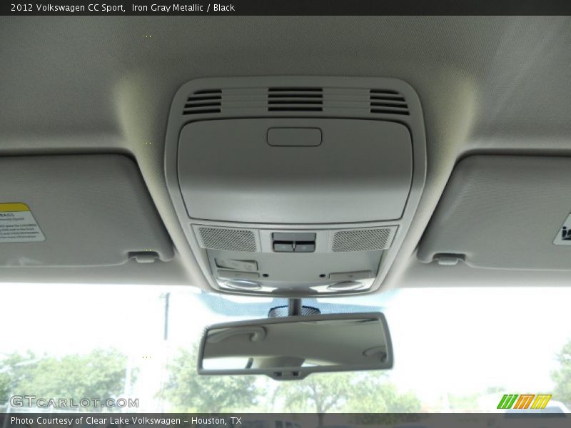 Iron Gray Metallic / Black 2012 Volkswagen CC Sport