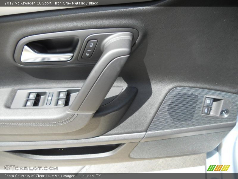 Iron Gray Metallic / Black 2012 Volkswagen CC Sport