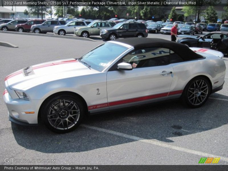  2012 Mustang Shelby GT500 SVT Performance Package Convertible Ingot Silver Metallic