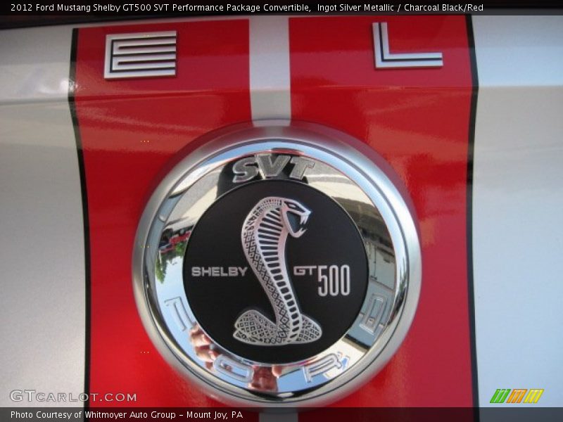  2012 Mustang Shelby GT500 SVT Performance Package Convertible Logo