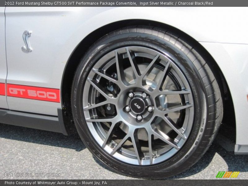  2012 Mustang Shelby GT500 SVT Performance Package Convertible Wheel