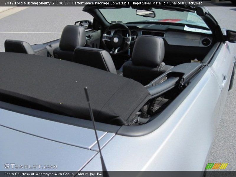  2012 Mustang Shelby GT500 SVT Performance Package Convertible Charcoal Black/Red Interior