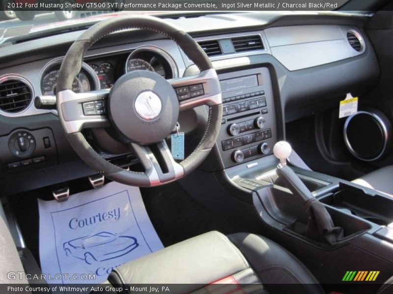 Dashboard of 2012 Mustang Shelby GT500 SVT Performance Package Convertible