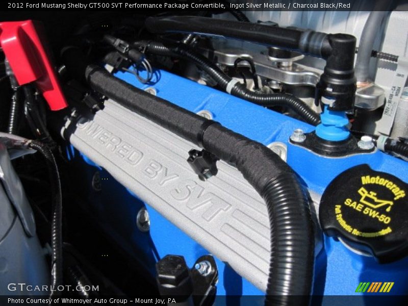  2012 Mustang Shelby GT500 SVT Performance Package Convertible Engine - 5.4 Liter Supercharged DOHC 32-Valve Ti-VCT V8