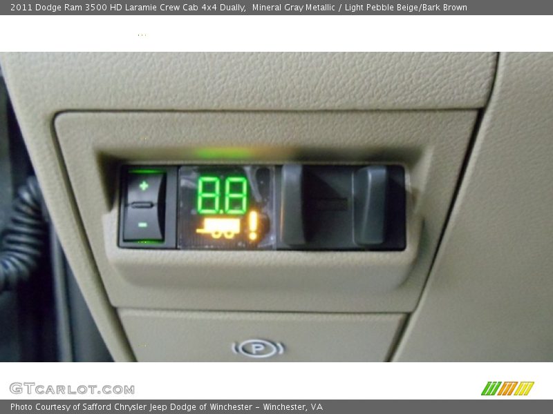 Mineral Gray Metallic / Light Pebble Beige/Bark Brown 2011 Dodge Ram 3500 HD Laramie Crew Cab 4x4 Dually