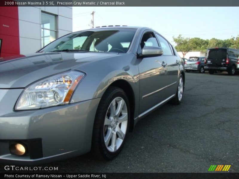 Precision Gray Metallic / Charcoal Black 2008 Nissan Maxima 3.5 SE