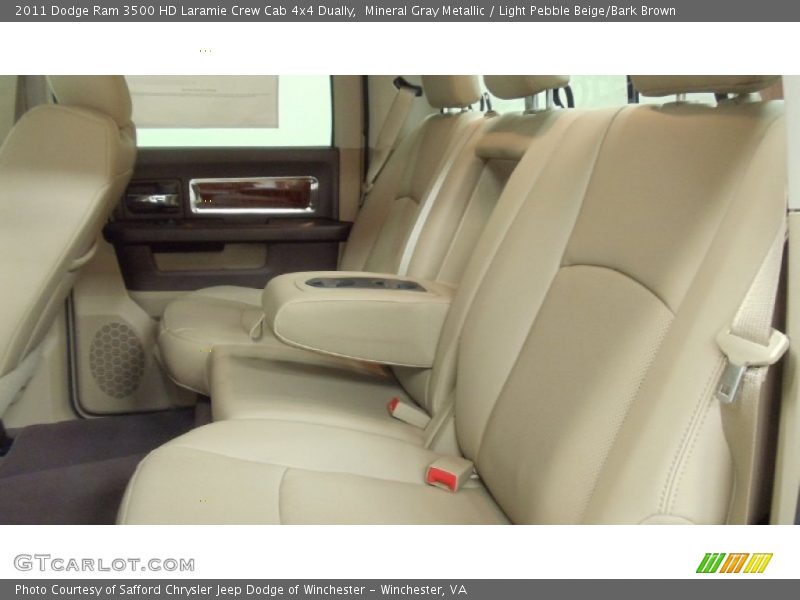 Mineral Gray Metallic / Light Pebble Beige/Bark Brown 2011 Dodge Ram 3500 HD Laramie Crew Cab 4x4 Dually