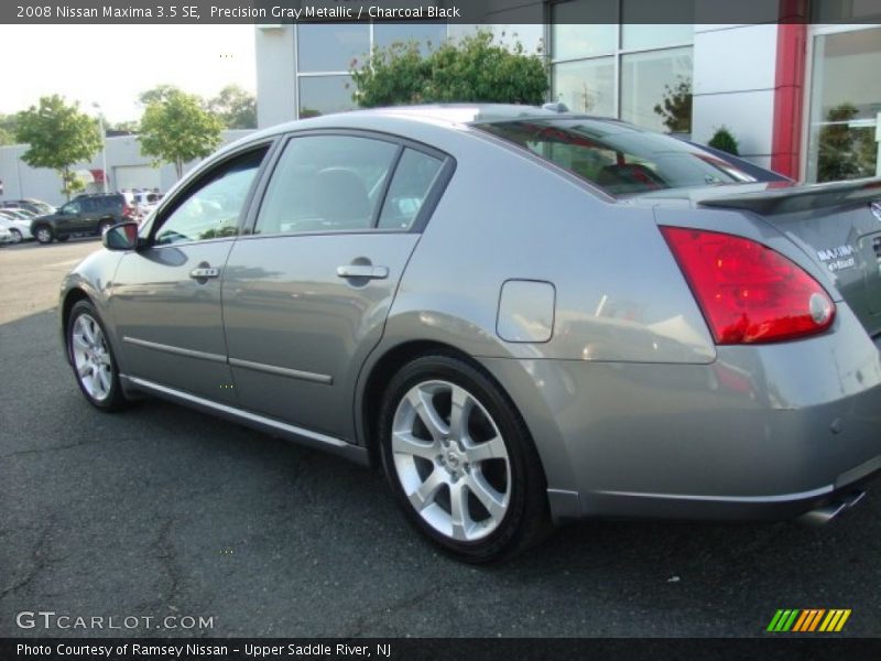 Precision Gray Metallic / Charcoal Black 2008 Nissan Maxima 3.5 SE