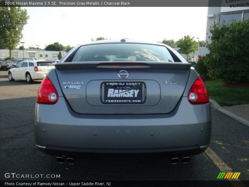 Precision Gray Metallic / Charcoal Black 2008 Nissan Maxima 3.5 SE