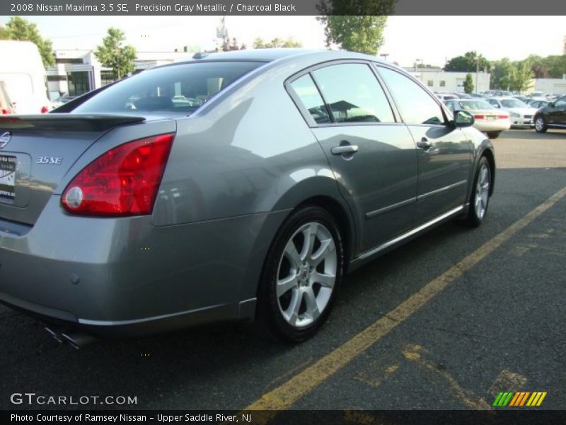 Precision Gray Metallic / Charcoal Black 2008 Nissan Maxima 3.5 SE