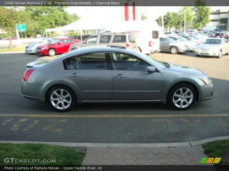 Precision Gray Metallic / Charcoal Black 2008 Nissan Maxima 3.5 SE