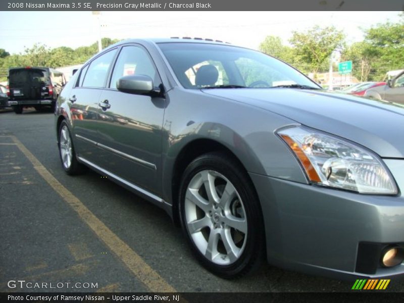 Precision Gray Metallic / Charcoal Black 2008 Nissan Maxima 3.5 SE