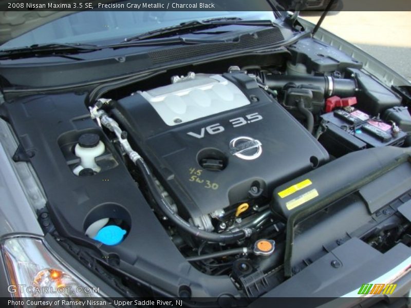 Precision Gray Metallic / Charcoal Black 2008 Nissan Maxima 3.5 SE