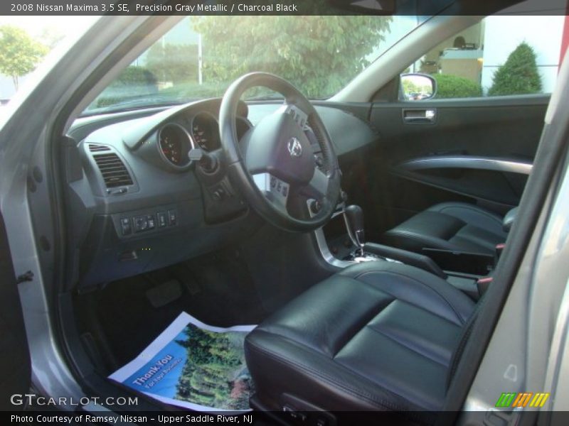 Precision Gray Metallic / Charcoal Black 2008 Nissan Maxima 3.5 SE