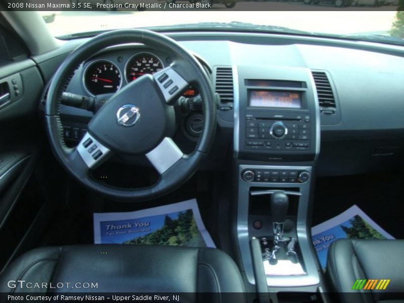 Precision Gray Metallic / Charcoal Black 2008 Nissan Maxima 3.5 SE