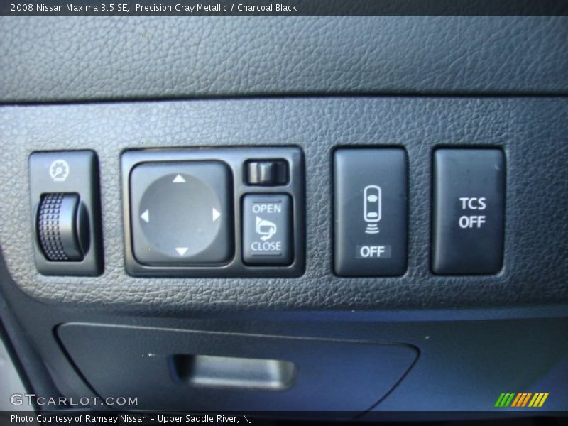 Precision Gray Metallic / Charcoal Black 2008 Nissan Maxima 3.5 SE